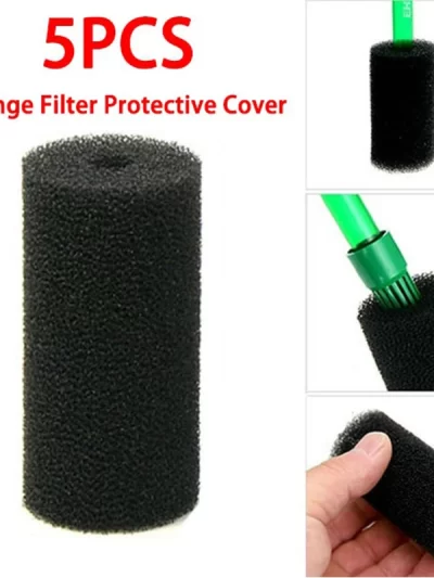 Aquarium Pre Filter Sponge Fish Tank Inflow Inlet Filter Foam Roll For Prevent Small Fish Shrimp Being Sucked Filter Barrel Tool