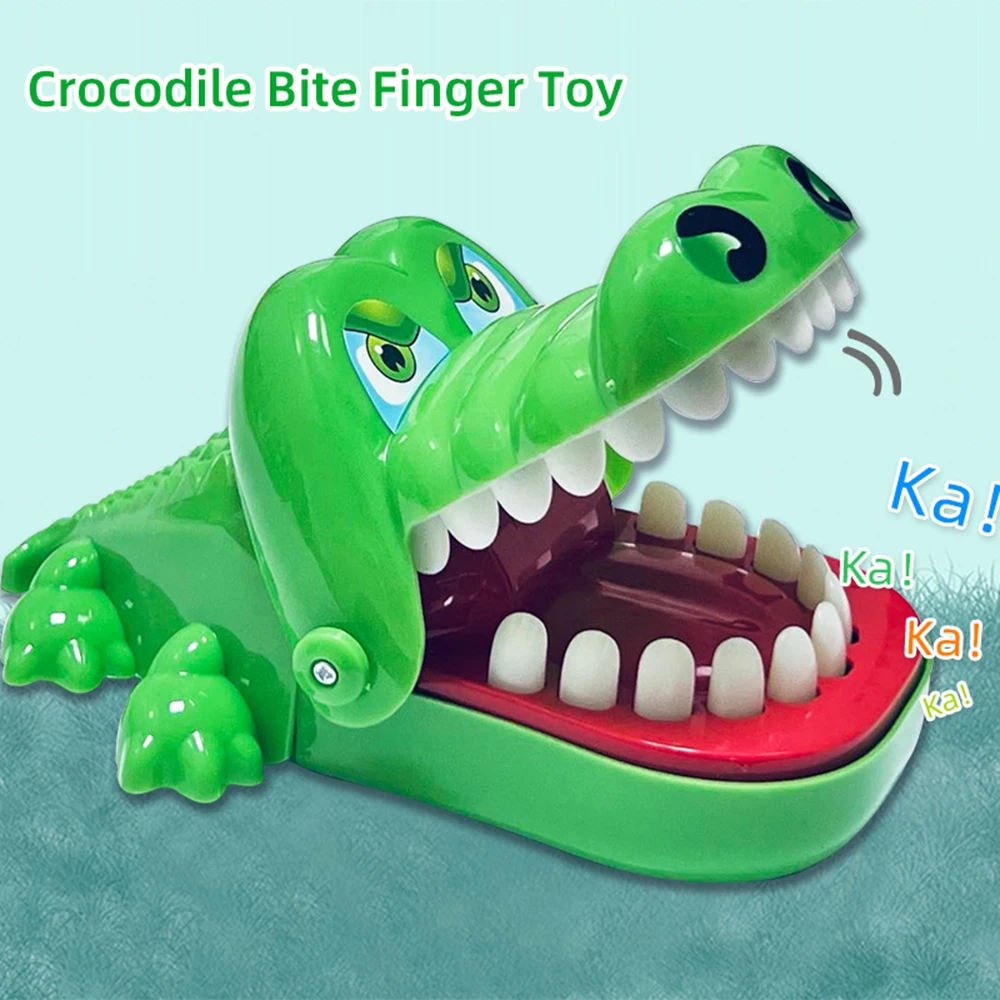 Crocodile Teeth Toys Children's Crocodile Bites Fingers Reaction Training Novelty Children's Lucky Game Trick Decompression Toy - Image 9