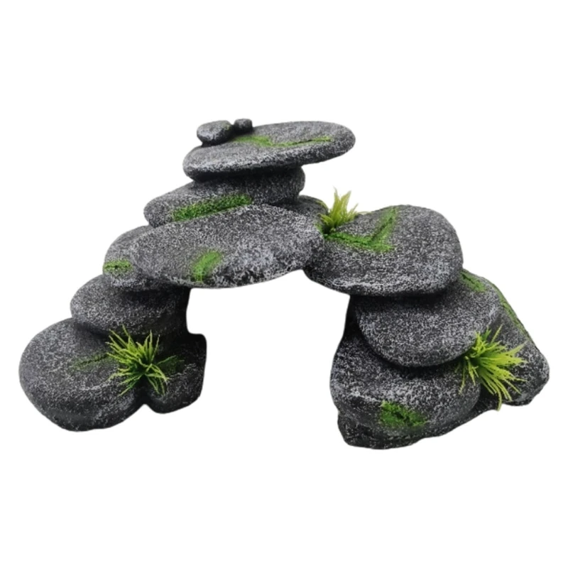 Landscaping Decorations Resin RockStone Cave Shelter House Aquariums Ornament - Image 14