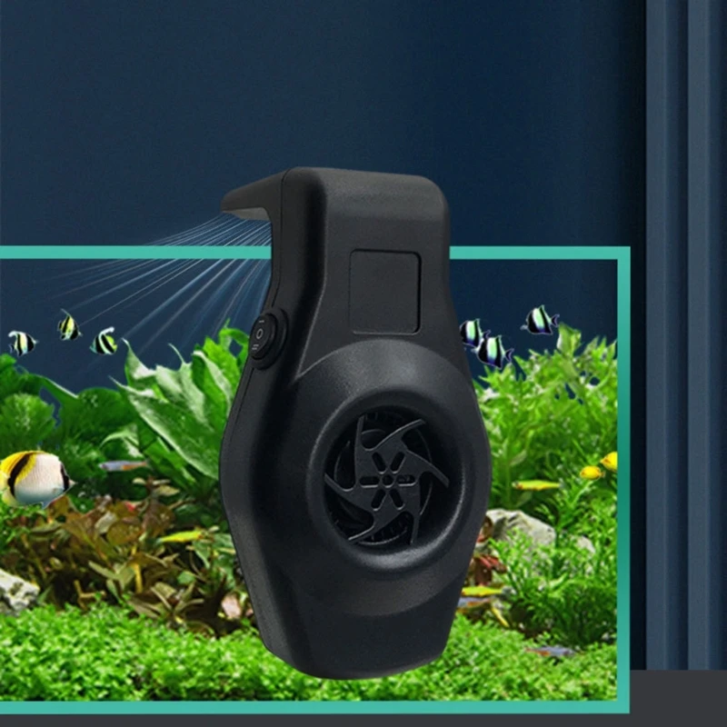 Aquariums Air Cooler Hangable Fishtanks Cooling Fan for Saltwater Freshwater - Image 5