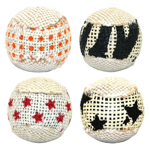 1 Pcs Ball Cat Toy Interactive Cat Toys Play Chewing Rattle Scratch Catch Pet Kitten Cat Exercise Toy Balls(style Random) - Image 6