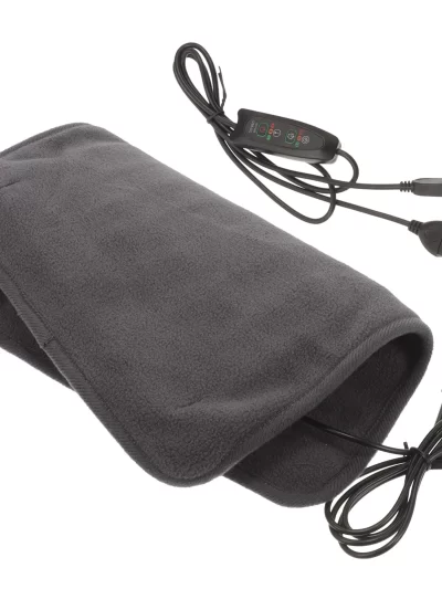 Pet USB Heating Pad for Cat Dog Warming Grey Blanket Small Size Safe Material Machine Washable Heating Pads Indoor Pet Supplies