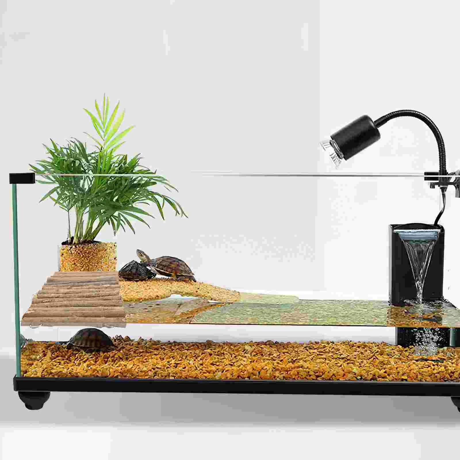 Diy Wood Stick Reptile Hideout Wooden Hiding Cave Turtle Basking Platform Pet Crawling Terrarium nament Reptile - Image 6