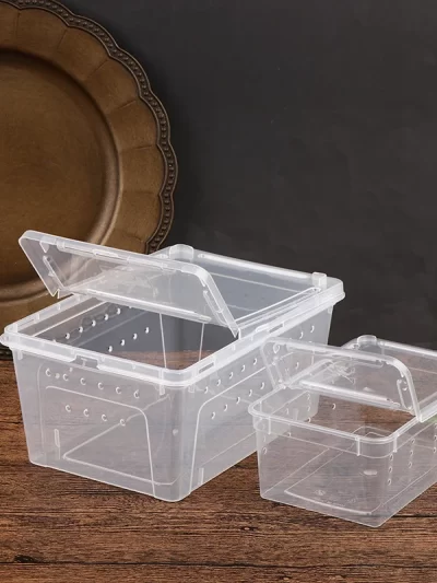 1 Pc Reptile Tank Insect Spiders Tortoise Lizard Acrylic Transparent Breeding Box Vivarium Lid Reptile Pet Product
