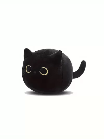 1 mini cartoon cute cat shaped pet plush toy for dogs and cats to interact and play with, not recommended for pets to bite