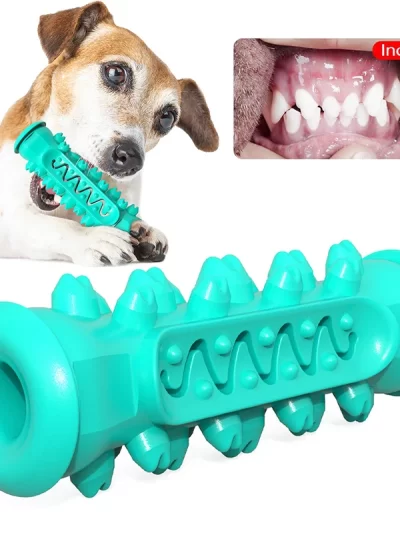 Dog Toys TPR Safe Puppy Dental Care Cleaning Toys Teething Stick Chewable Teeth Cleaning Bones Dog Toothbrush  Supplies