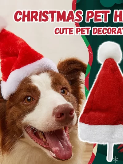 Pet Cat Dog Christmas Hat Cap Puppy Dog Accessories For Small Dogs Dog Costume Dog Hats For Cats Dog Costumes Pet Supplies