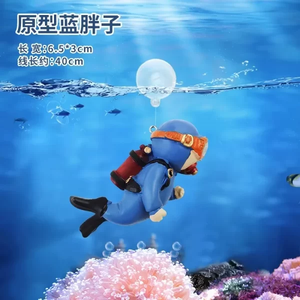 Fish Tank Decorations Aquarium Accessories Floating Diver Aquarium Ornaments Small Floating Ball Aquarium Accessories - Image 12