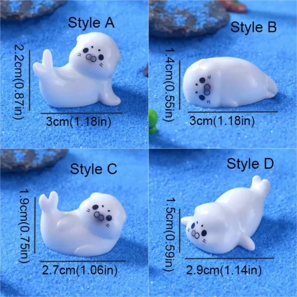 Cute Little Sea Lion Micro Landscape Fish Tank Small Ocean Marine Animal Ornaments Aquarium DIY Decorative Accessories - Image 6