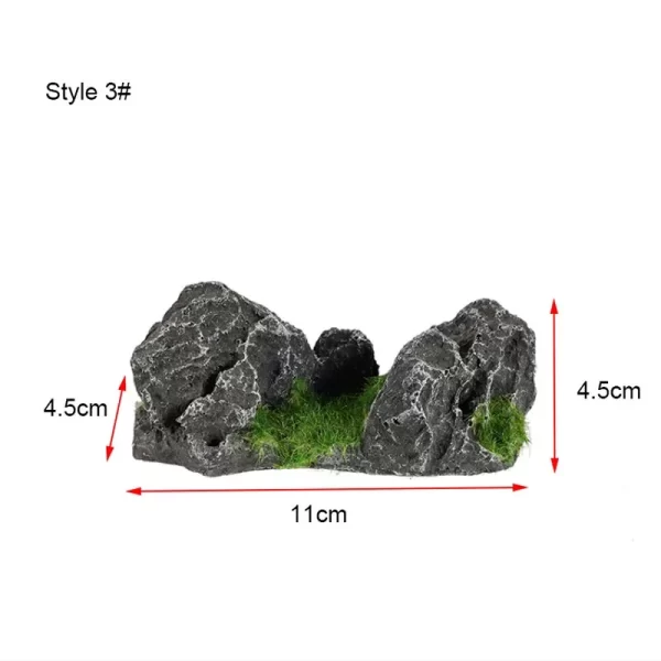 Simulated Stone Aquarium Decor Beautiful Stone Rockery Landscaping Fish Tank Resin Decoration Aquarium Accessories - Image 9