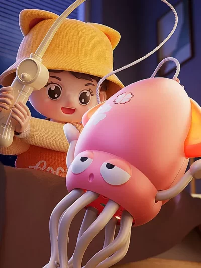 Interactive Dancing Octopus Electronic Pet Toy for Kids Cartoon Moving Educational Toddler Gift Toy