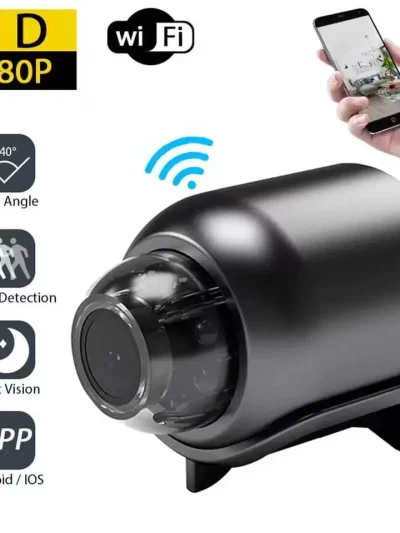 1080P HD Mini Camera WiFi Wireless HD Night Vision Camera Home X5 Remote Camera Kids Pet Safety Monitoring