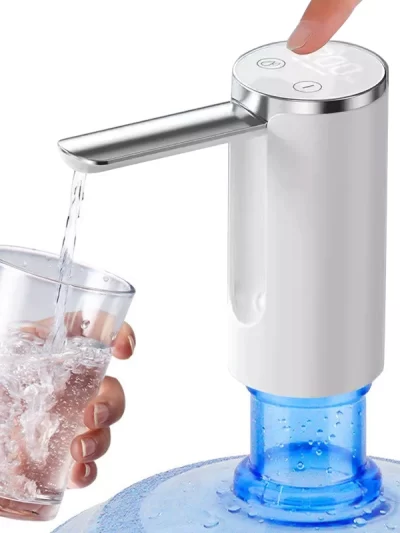 Electric Water Gallon Bottle Pump Automatic Folding Water Dispenser Pump 19 Liters Rechargeable Foldable Desk Water Bottle Pump
