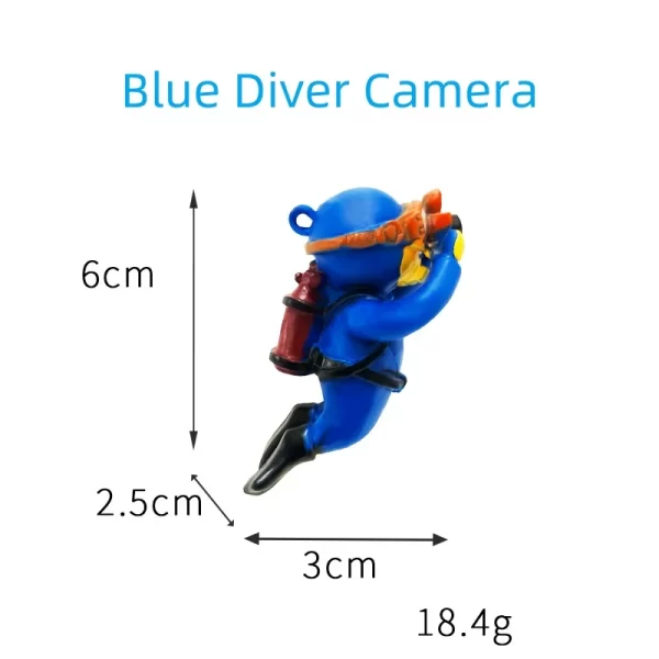 Fish Tank Diver Ornaments Landscape Decoration Aquarium Gifts Popular Floating, Hayao Miyazaki Blue Fatty with Ball and Line - Image 23