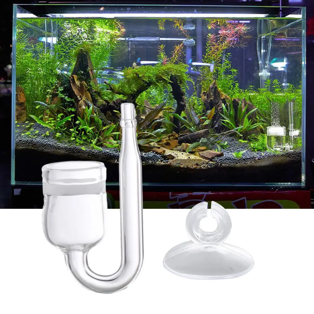 Glass Co2 Diffusers Aquarium Fish Tanks CO2 Diffusers Glass Cup Carbon Dioxide Reactor Ceramic Disces For Fish Tanks - Image 8