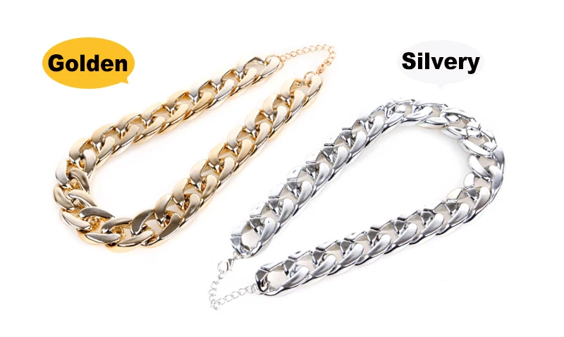 Dog Chain Collar for Small Medium Dogs Pitbull Beagle Bulldog Necklace Silvery/Golden Plated Fashion Pet Jewelry Accessories - Image 13