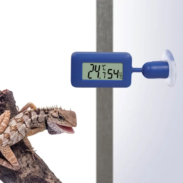 Reptile Thermometer Hygrometer with Suction Cup Digital Temperature Humidity Meter for Terrarium Reptile Accessories - Image 17