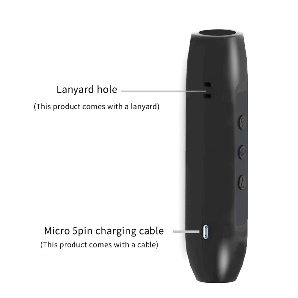 Ultrasonic Dog Repeller Rechargeable Plastic Electronic Training Devices with LED Flashlight Dog Training Equipment Pet Supplies - Image 5