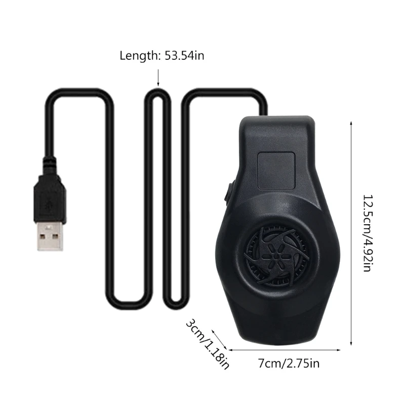 Aquariums Air Cooler Hangable Fishtanks Cooling Fan for Saltwater Freshwater - Image 6