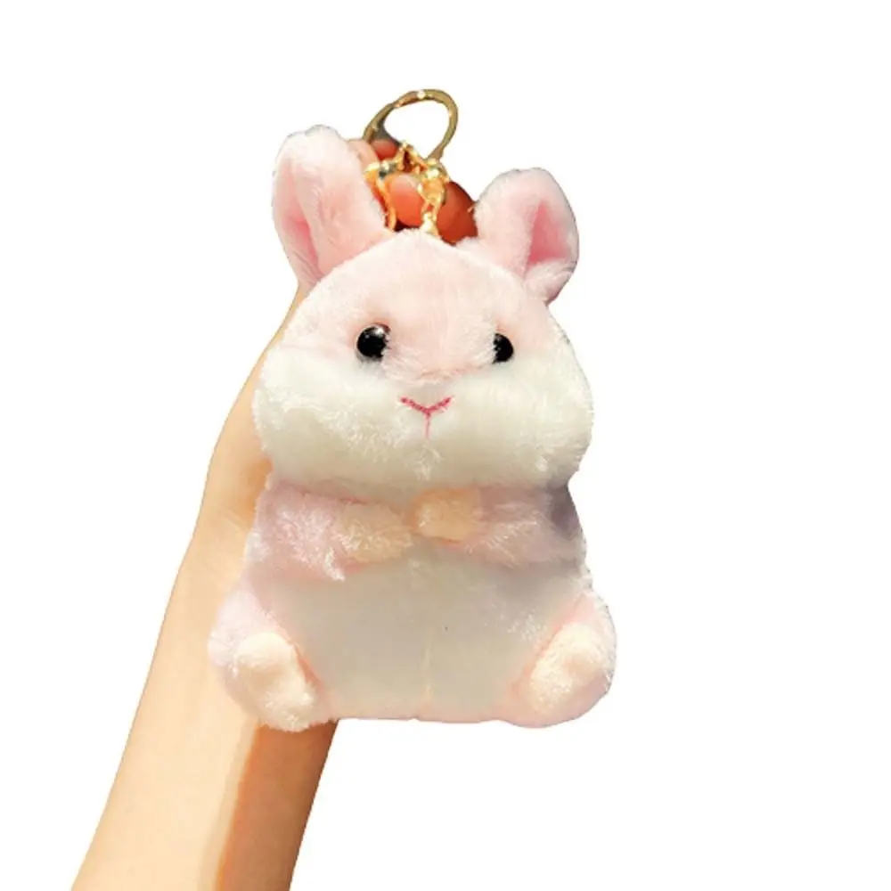 Doll Pendant Schoolbag Accessories Hamster Rabbit Plush Keyring Bunny Plush Keyring Rabbit Plush Keychain Animal Stuffed Toys - Image 7