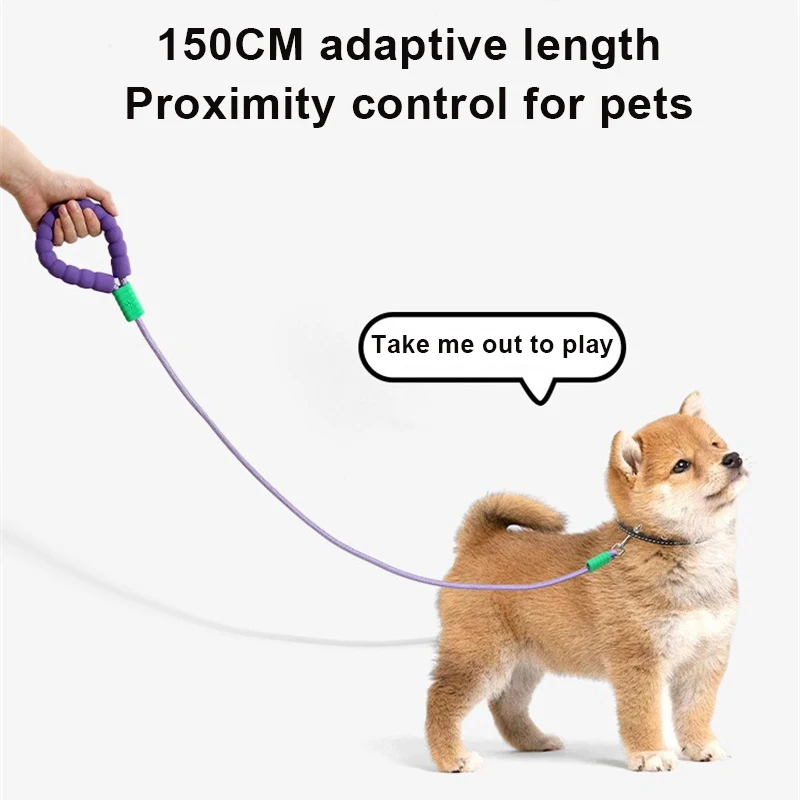 150cm Dog Leash Soft Handle Escape Proof Pet Leashes For Small Medium Large Dogs Reinforced Dog Leading Leash Pet Supplies - Image 3
