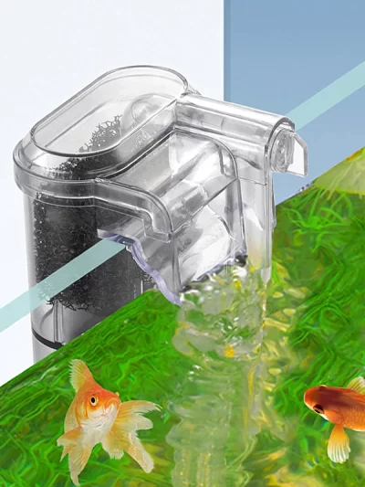 1PC New Suspended Filter For Fish Tanks, Mini Filter, USB, 2.5W, 250H/L Suitable For Fish Tanks Below 30cm, Aquariums