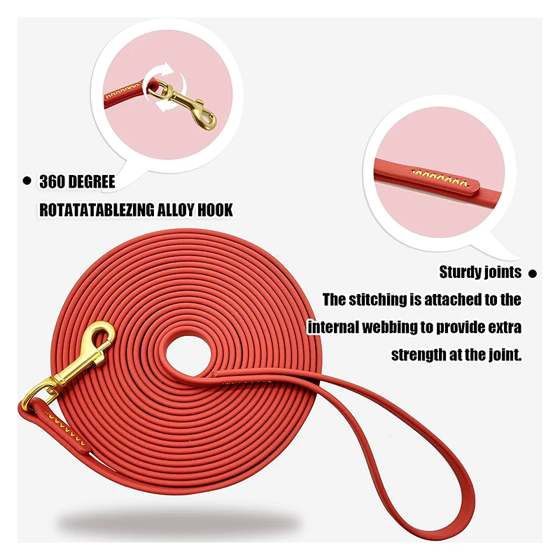 Dog Leash Long PVC Pet Leashes 3M 6M 9M Easy To Clean Waterproof Training Leash For Large Medium Small Dogs - Image 3