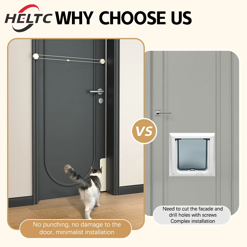 1Set Pets Cat Automotive Door Opener Cat Private Handle Bedroom Bathroom Indoor Pet Training Accessories Pet Cat Supplies - Image 10