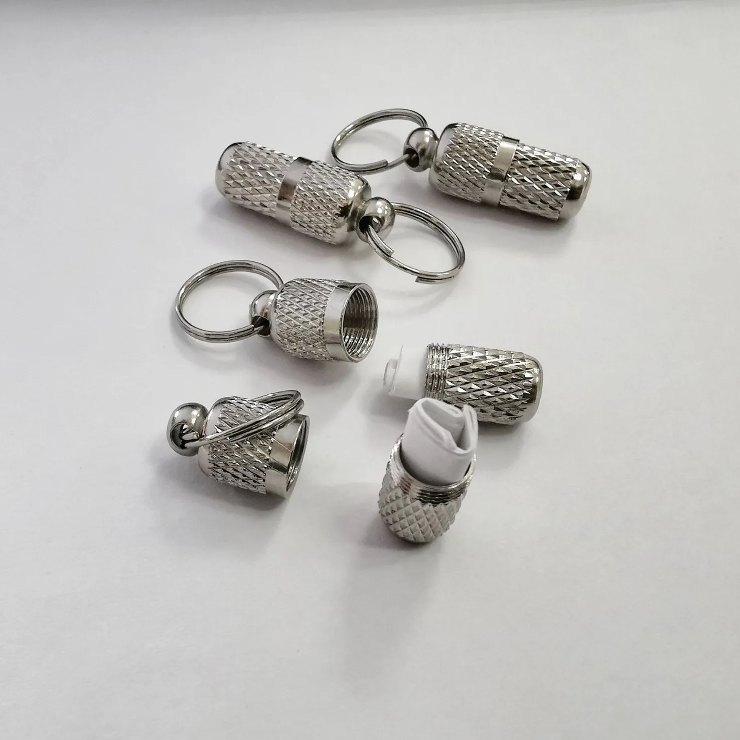 Dog Cat Name Tags Pet Collar ID Tag Keychain Anti-lost Nameplate Pendant Waterproof Capsule/Keyring Necklace Puppy Accessories - Image 6