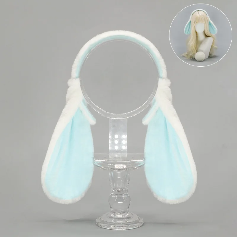Headband for Hair Rabbit Ear Lolita Cosplay Hair Accessories Plush Japanese Style Lolita Hair Accessories Y2K Accessories - Image 8