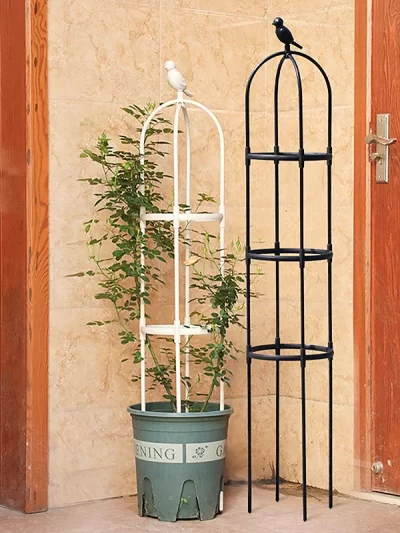 1Set Climbing Plant Trellis Garden Support Cages For Flowers Plants Support Frame Trellis Climbing DIY Flower Vines Pot Stand