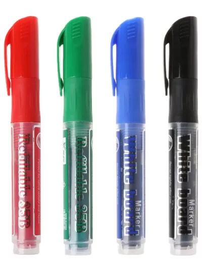 Erasable Whiteboard Marker Pen Dry-Erase Sign Refillable Office School Suppl QXNF