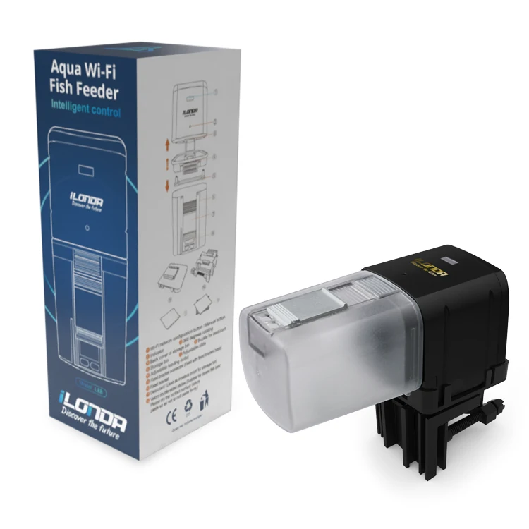 Fish Tank Accessories WIFI Smart Wireless Aquarium Fishing Feeders APP Remote Control Intelligent Automatic Feeder - Image 10