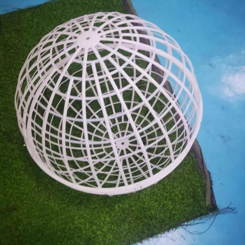 Plastic Ball Cage For Chickens 3 Pieces Spherical Pet Safety Cage Movable Chicken Cage Ball-Shaped Chicken Hamster Cages - Image 2