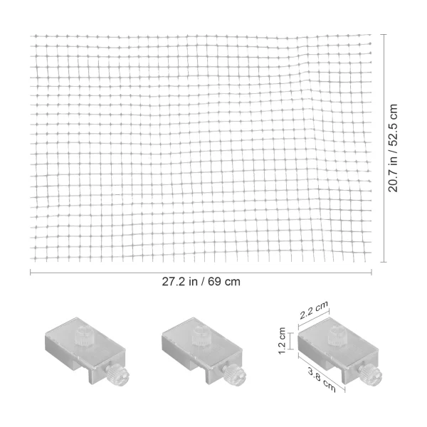 Marine Aquarium Accessories Fish Tank Anti-escaping Net Aquarium Mesh Cover Practical Fish Tank Netting Cover Clear Mesh - Image 5