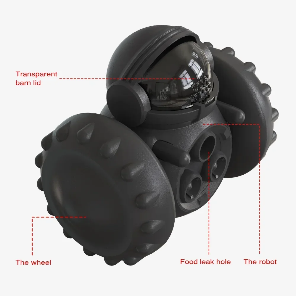 Dog Treat Leaking Toy For Small Big Dogs Tumbler Interactive Toys Puppy Cat Slow Food Feeder Dispenser IQ Training Accessories - Image 2