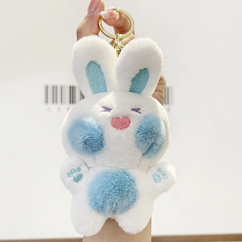 Cute Rabbit Plush Decoration Cartoon Keychain Pendant Little Rabbit Accessories Doll Pendant Birthday Gift - Image 7