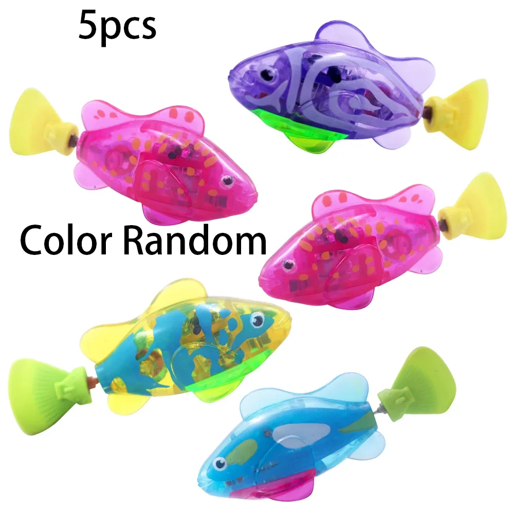 Luminous Induction Electric Fish Playing in Water Toy, Simulated Electronic Fish for Luminous Swimming Interest Electronic Fish - Image 10