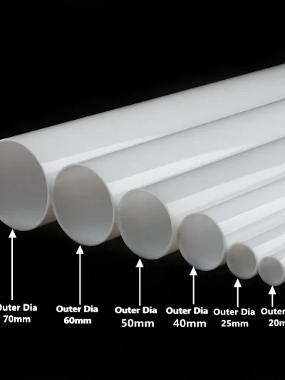 OD 16~70mm White Acrylic Tube Aquarium Fish Tank Supplies water Plexiglass Pipe Home Garden lampshade Fittings Holder Case DIY