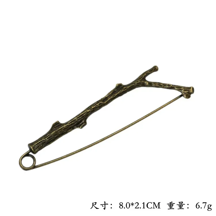 Creative Bird Pin Alloy Retro Branches Bamboo Brooch Simple Sweater Shawl Buckle Cardigan Hat Pin Women Men Accessories Jewelry - Image 16