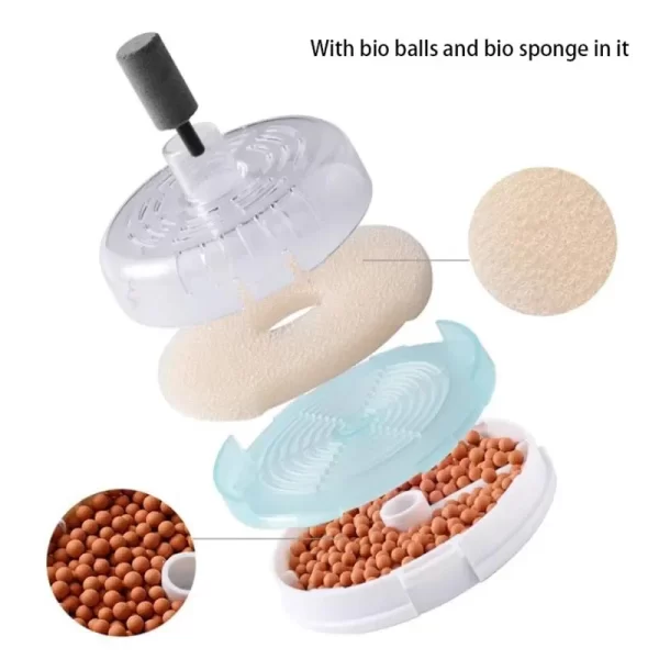 Super Thin Aquarium Fish Tank Filter Transparent Biochemical Sponge Filter Aquarium Water biological Filter for Small Aquarium - Image 4