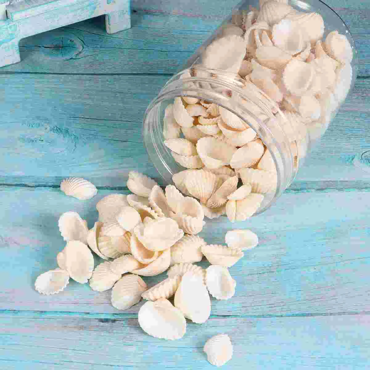 Fish Tank Accessories Shell Jewelry Small Decor Scallop Natural Ornaments Vase Barreled DIY Pendant - Image 6