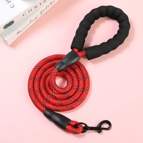 Strong Pet Leash Reflective Large Small Dog With Comfortable Padded Handle Double Heavy  Traction Rope Enhance Safety And Contr - Image 12