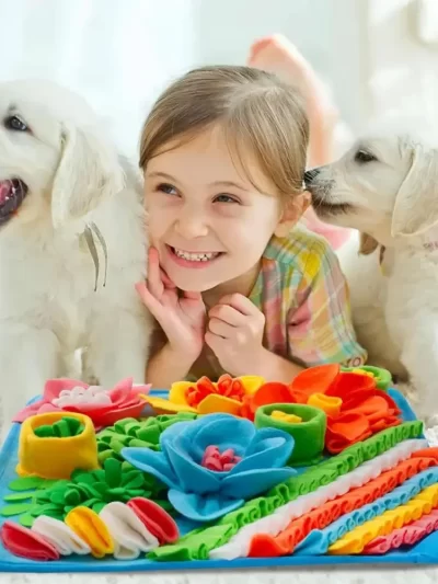 Pet Sniffing Training Mat Dogs Cats Educational Stress Relief Bite Resistant Slow Food Mat Pets Eco-friendly Training Blanket