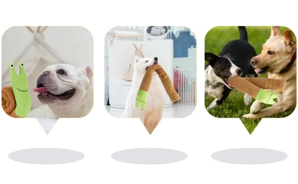 Dog Squeak Toys Pet Sniffing Plush Snails Toys Tibetan Food Molar Puzzle Dog Toys Interactive Dog Puzzle Toy Feeder Pet Supply - Image 23