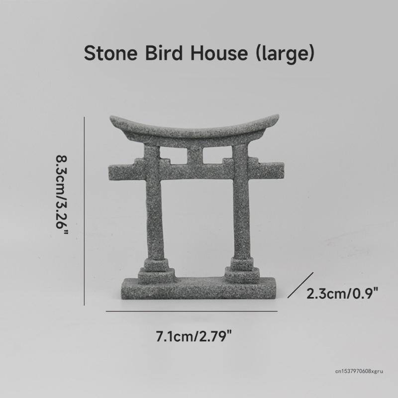 Japanese Torii Gate Fish Tanks Decorations for Aquariums Statue Bridge Ornament - Image 15