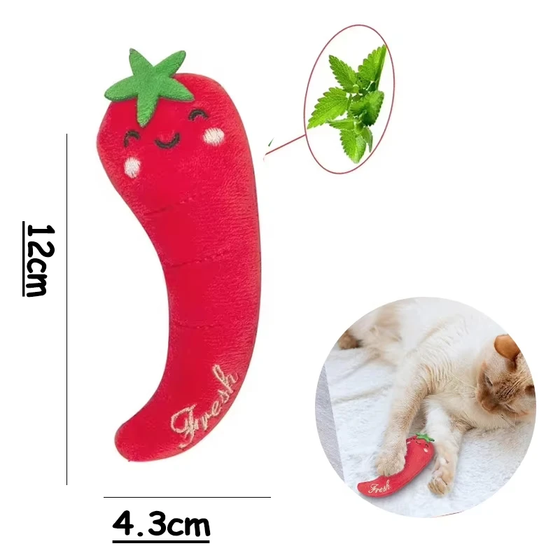 5 Pcs Plush Catnip Toys, Cat Self Entertainment Bite Toys, Anti-boredom and Anti-damage Home, Pet Cat Toys - Image 14