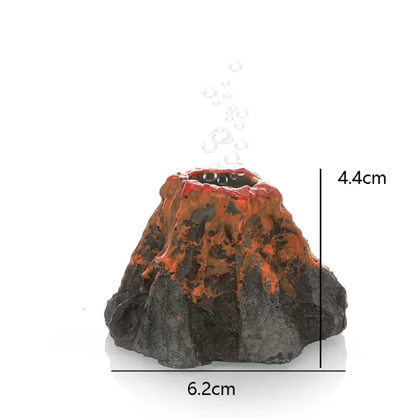 Fish Tank Landscaping Simulation Volcano Aquarium Accessories Rockery Aerator For Aquarium Pump Bubble Stone Oxygen - Image 5
