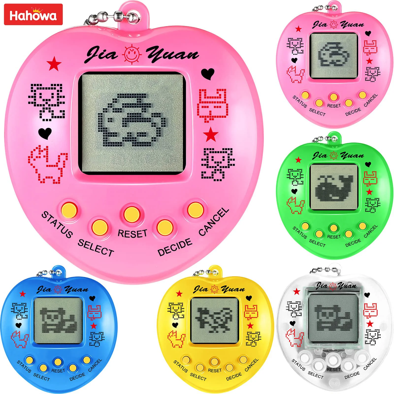 Electronic Pets Game Tamagotchi Nostalgic Toy in Russian Original German Spanish Polish Virtual Digital Pet Toys For Kids Pixel