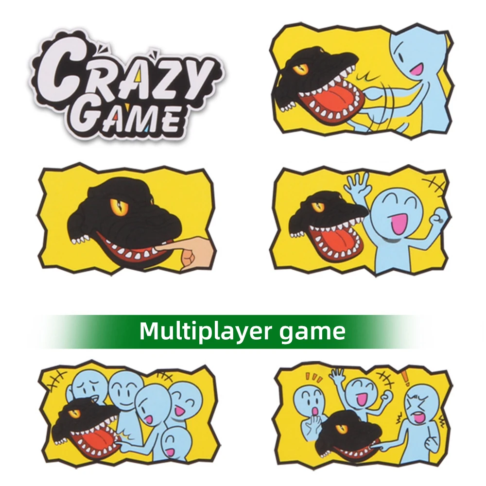 Crocodile Teeth Toys Children's Crocodile Bites Fingers Reaction Training Novelty Children's Lucky Game Trick Decompression Toy - Image 14